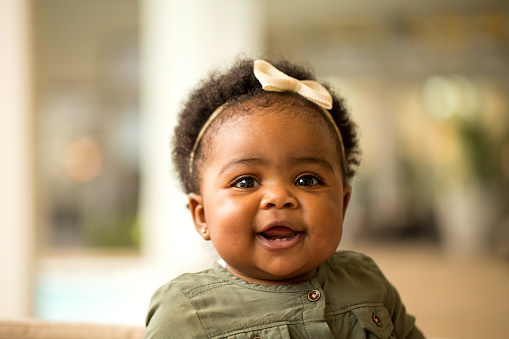 Image of a baby smiling at Arlington Pediatric Dentistry in Arlington, WA.